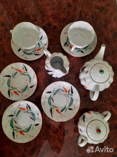 Чайный сервиз лфз СССР фарфор