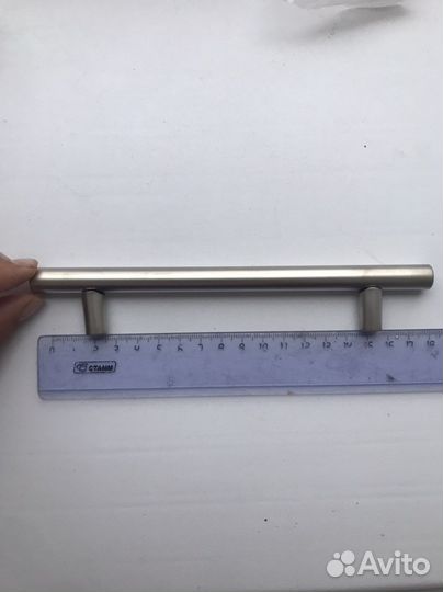 Мебельная серебряная ручка 18 шт