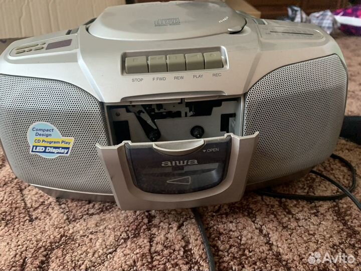Музыкальный центр aiwa магнитофон кухонный радио