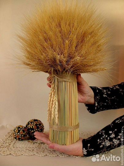 Букет из пшеницы, пшеничный букет пшеница