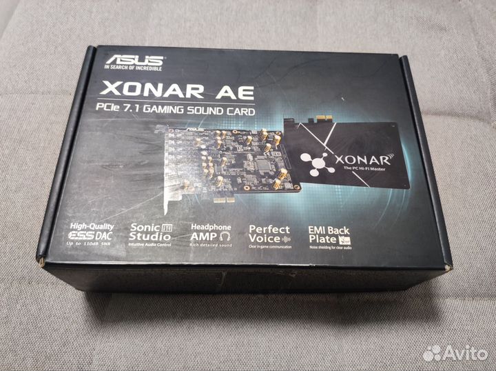 Звуковая карта asus xonar AE 7.1