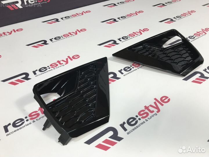 Накладки на туманки Land Cruiser Prado 150