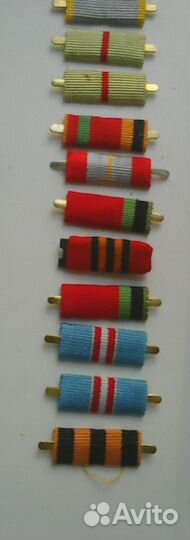 Военные фляжка, орденские планки, портупеи, плащ