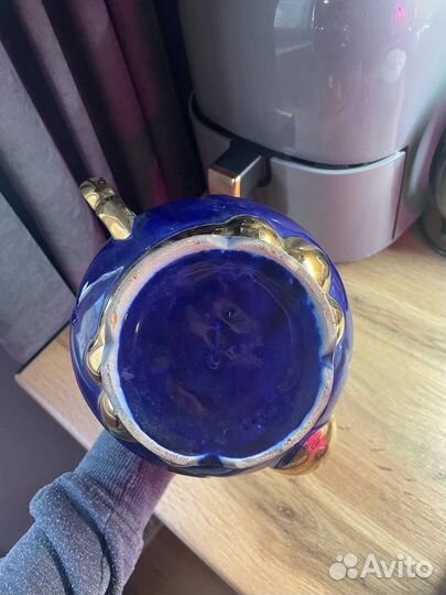 Заварочный чайник 2 штуки Гжель кобальт