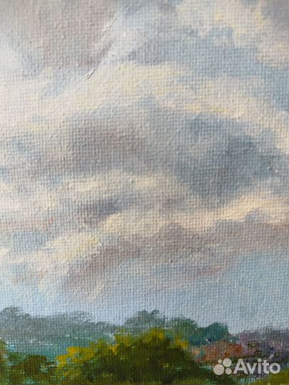 Картина маслом на холсте Воздушное настроение