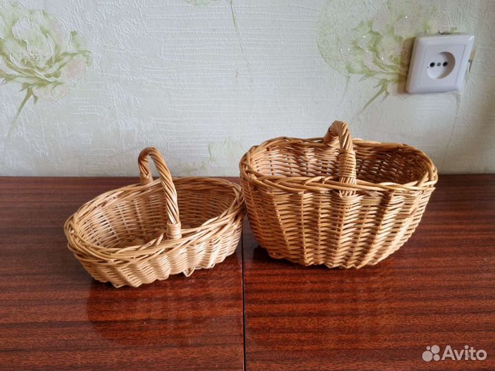 Корзина плетёная ручной работы