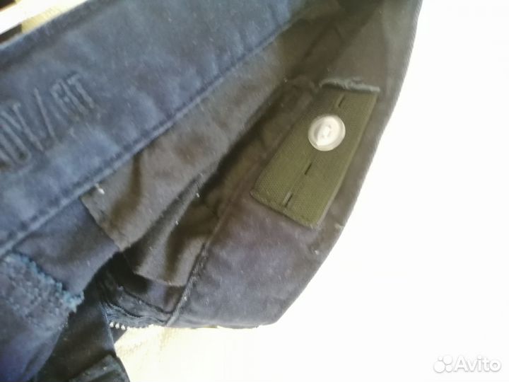 Брюки школьные синие