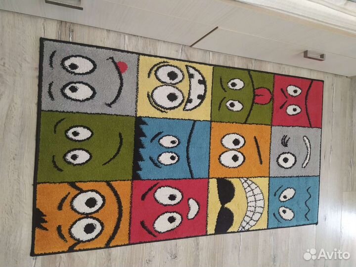 Коврик в детскую комнату,размер 80 на 140
