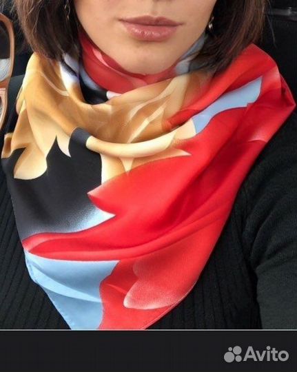 Шелковый женский платок