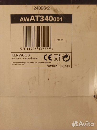 Кухонный комбайн kenwood + 3 насадки