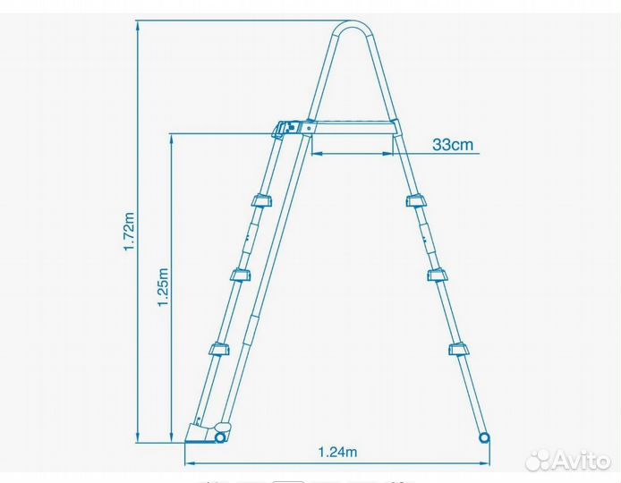 Запчасти для лестниц intex