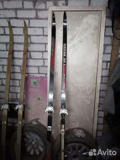 Лыжи с палками