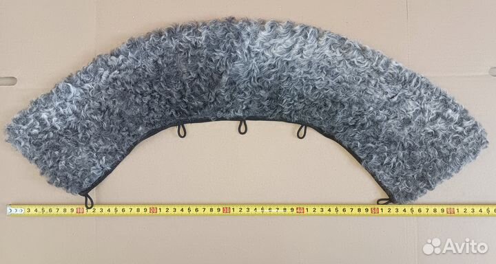 Воротник для военнослужащих овчина каракуль, шапка