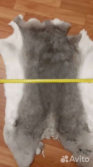 Шкура кролика фабричная выделка