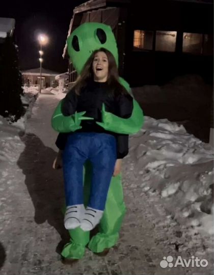 Надувной костюм инопланетянина пришельца