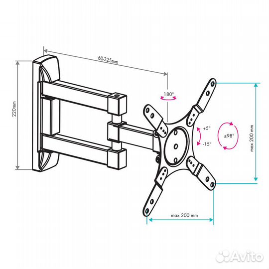 VLK Кронштейн trento-105