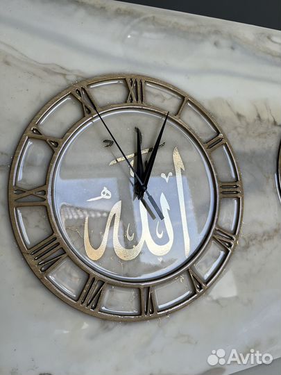 Часы картина мусульманская из смолы