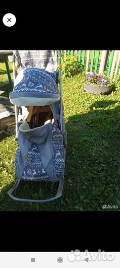 Коляска санки