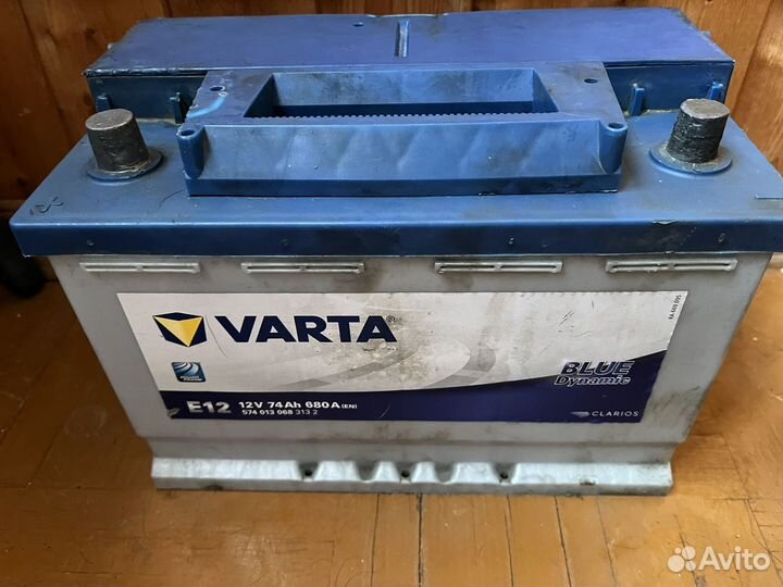 Varta blue dynamic 74 Ah 680 A аккумулятор