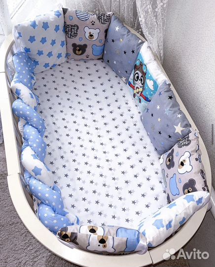 Бортики в кроватку новые в наличии