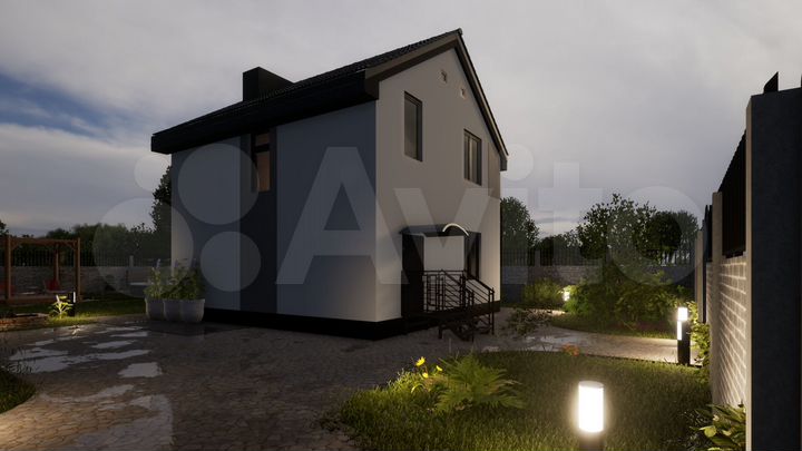 Дом 140 м² на участке 5,5 сот.