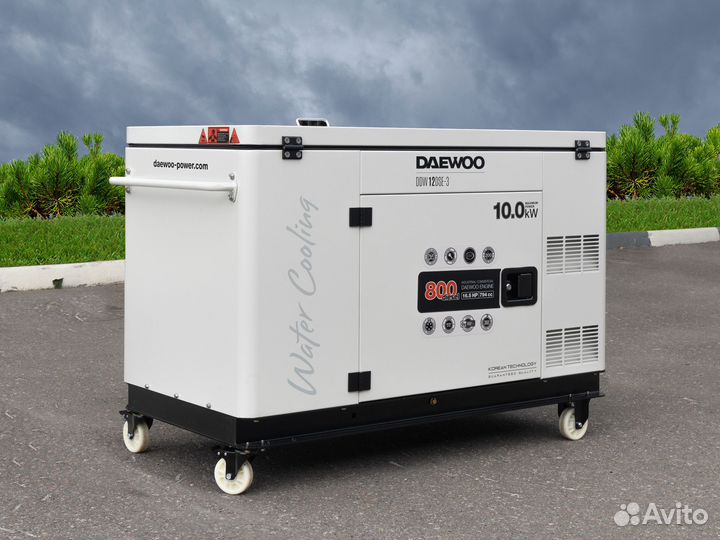 Дизельный генератор daewoo DDW 12 DSE-3