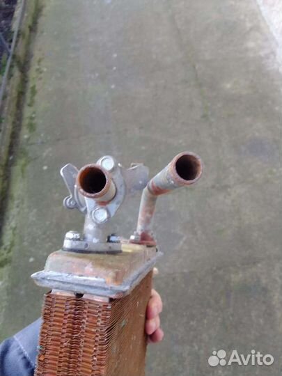 Новый медный радиатор ваз 2101