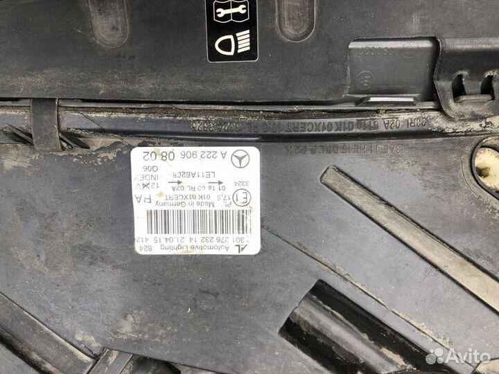 Mercedes w222 фара правая А2229060802