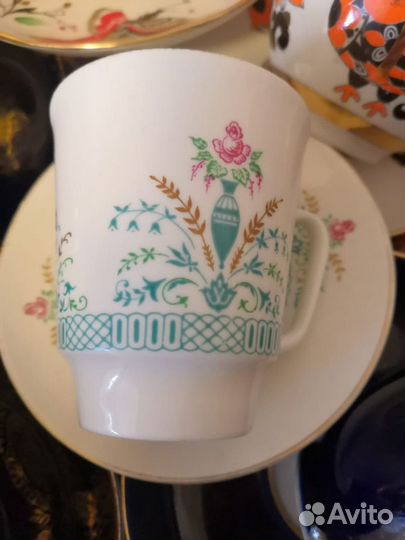 Чайная и кофейная пара лфз