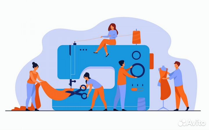 Пошив одежды массовки. Швейное производство. Опт