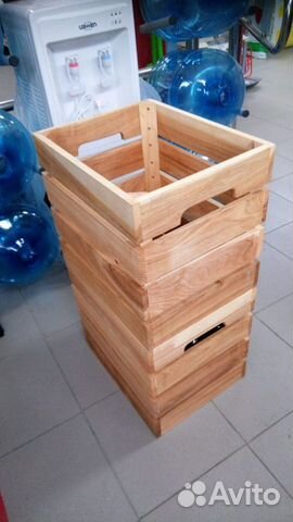 Ящик пластиковый 600х400х75 мм, сплошной лоток