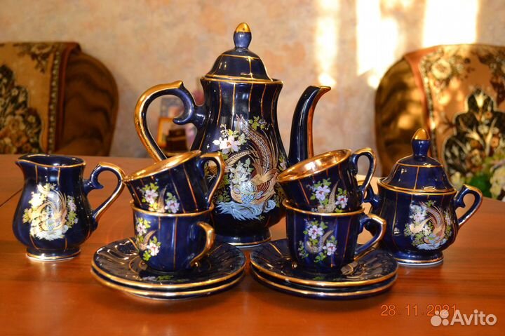 Чайно-кофейный сервиз на 4 персоны (Турция)