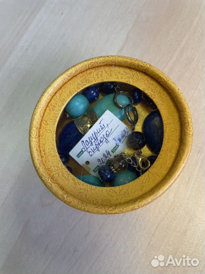 Браслет и серьги из натурального камня