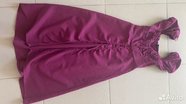 Платье zara S лен