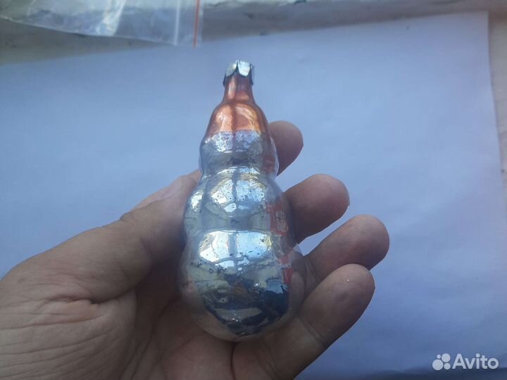Елочные игрушки СССР снеговик