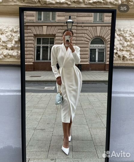 Платье белое cimer