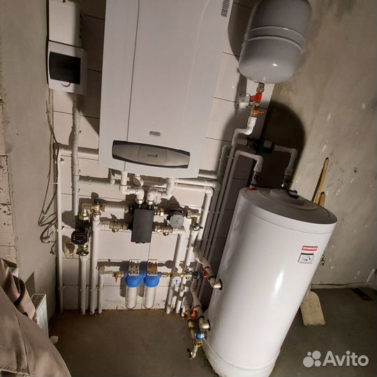 Монтаж системы отопления и теплого пола