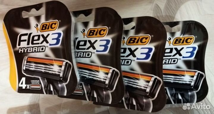 Кассеты для бритья Bic Flex 3 Hybrid (оригинал)