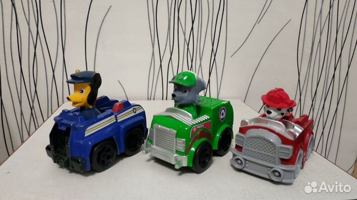 Щенячий патруль на машинах