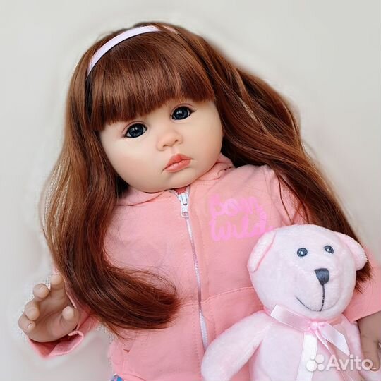 Кукла Реборн, Большая, Reborn Doll, Пупс, Девочка