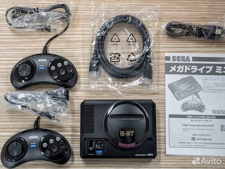 16 bit Sega Mega Drive Mini (42 игры) - Jap