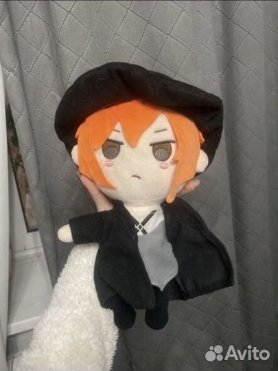 Плюшевая игрушка чуя великий из бродячих псов