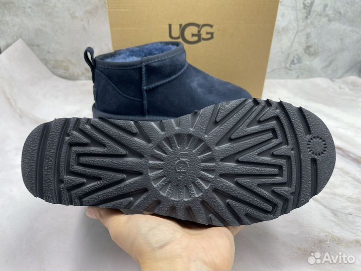 Женские Угги Ugg Ultra Mini Platform Navy