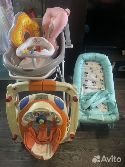 Шезлонг + ванна + подставка