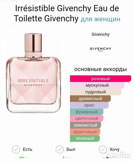 Irresistible Givenchy Eau de Toilette 80 мл