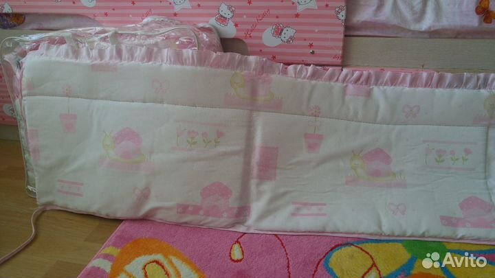 Полный комплект в кроватку на новорожденного