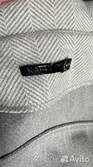 Рубашка пальто теплая в клеточку