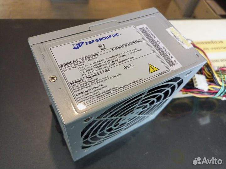 ATX 500W FSP atx-500pnr / 24p/4p/6+2p/2Sata/4Molex