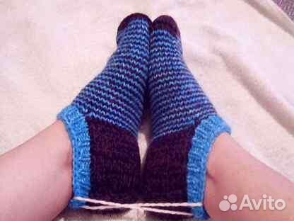 Вязаные детские следки