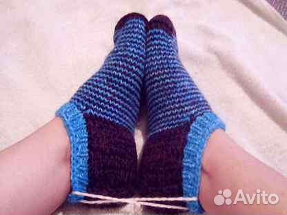 Вязаные детские следки